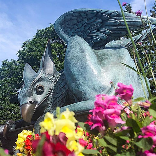 the Gryphon statue