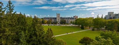 Johnston Green and Johnston Hall, University of Guelph
